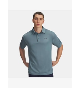 Under Armour Tech Polo Petrol Yeşili Erkek T-Shirt 1290140-587