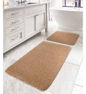 Koza Home Mino Kaydırmaz Taban Bej Banyo Paspası