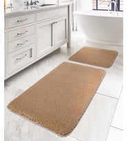 Koza Home Mino Kaydırmaz Taban Bej Banyo Paspası