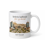 Bağlar'ın Modern Şehir Dokusu Diyarbakır Hatırası Kupa Bardak Hediye