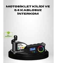 Motosiklet Ve Günlük Kullanım İçin Bluetooth Hoparlör Ve Disk Kilidi Seti