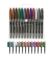 Kraf Permanent Marker Metalik 12 Renk 