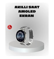 Mey İthalat® NFC Destekli Akıllı Saat – Kablosuz Şarj & Sesli Arama Özelliği