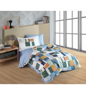 Hobby Tek Kişilik Poplin Nevresim Takımı Dream Oranj