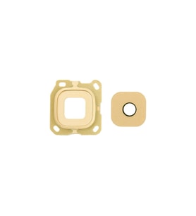 Samsung Galaxy C9 Pro Uyumlu Kamera Lensi Gold Renk