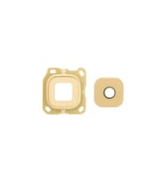 Samsung Galaxy C9 Pro Uyumlu Kamera Lensi Gold Renk