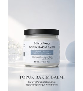 Minia Bahçe Topuk Bakım Balmı – 100 ml Üre ve Shea Yağı İçeren Yoğun Ayak Bakımı