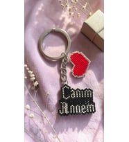 Miyuki Boncuk El Yapımı Canım Annem ve Kalp Anahtarlık/Çanta Süsü Anneler Günü 2