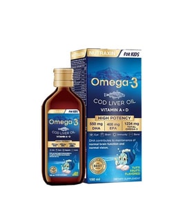 Nutraxin Omega 3 Balık Yağı Şurubu 150 ML