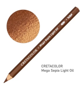 Cretacolor Mega Sepia Oil Pencil Light Yağlı Çizim Kalemi 463 48