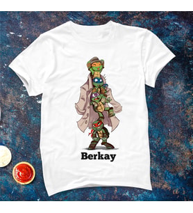 Ninja Kaplumbağalar Tişörtü ( Çocuk - Büyük ) Kişiye Özel