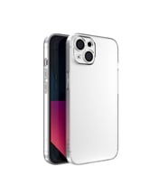iPhone 13 Kılıf Kamera Korumalı Süper Silikon Kapak (Renksiz)