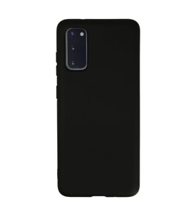 Samsung Galaxy S20 Kılıf Nano İçi Kadife Silikon - Siyah