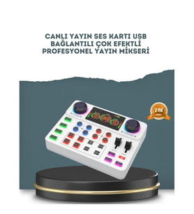 Mey İthalat® Gürültü Engelleme Özellikli Canlı Yayın Ses Kartı