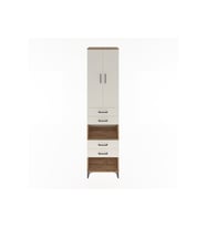 Hyperion Dolap 4 Raflı 4 Çekmeceli 2 Kapaklı 60x44x243 Çam-Aytaşı