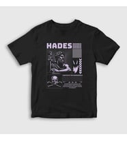 Presmono Unisex Çocuk Siyah Master Of The Underworld Hades T-Shirt 486112tt