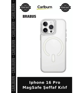 Iphone 16 Pro MagSafe Şeffaf Kılıf Telefon Kapağı Cihaz Koruma Mobil Aksesuar