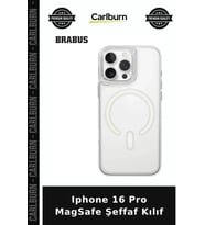 Iphone 16 Pro MagSafe Şeffaf Kılıf Telefon Kapağı Cihaz Koruma Mobil Aksesuar