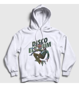 Presmono Unisex Beyaz Final Cut Oyun Disco Elysium Kapüşonlu Sweatshirt 464803tt