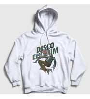 Presmono Unisex Beyaz Final Cut Oyun Disco Elysium Kapüşonlu Sweatshirt 464803tt