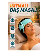 Isıtmalı Baş Masaj Aleti Ergonomik Rahatlatıcı Başlık Masaj Cihazı