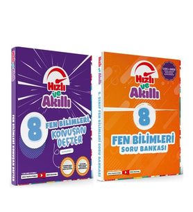 Tammat 8.Sınıf Fen Bilimleri Hızlı ve Akıllı Defter ile Soru Bankası Seti 2 Kitap