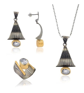 Söğütlü Silver Alangoya Modeli Üçlü set