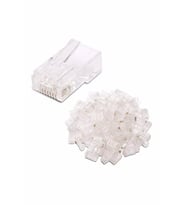 Rj45 Cat6 Yeni Nesil Delikli Jack Konnektör 100 Adet