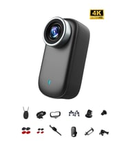 mini 4K Ultra HD Wi-Fi Aksiyon Kamerası  IP65 Su Dayanıklı  Geniş Açı - Yedek Başlıklar