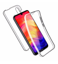 Xiaomi Redmi Note 8 360 Derece Kılıf Silikon Şeffaf Ön Arka