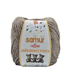 Amigurumi Pamuk Oyuncak Punch Panç Örgü Ipi Koyu Bej 50 gr-1