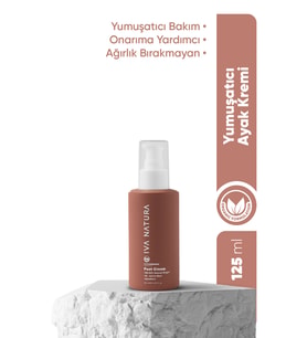 İva Natura Organik Ayak Bakım Kremi Kantaron & Shea Yağı – Yoğun Nem Desteği – 125 ml