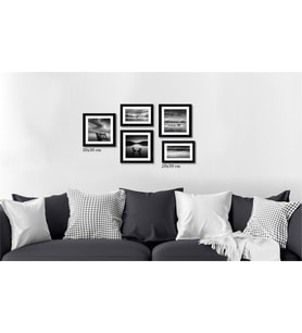Çerçeveli Doku Efektli Tablo Seti 105x55 cm
