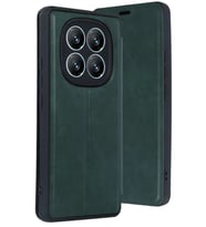 Redmi Note 14 Pro 5G Kılıf Flip Cover - Koyu Yeşil