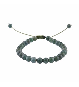 Yeşil Anyolit Doğal Taş Bileklik  - 8mm
