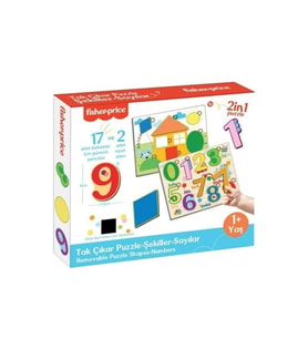 Fp2762 Fisher Price Tak Çikar Puzzle Şeki̇ller Sayilar