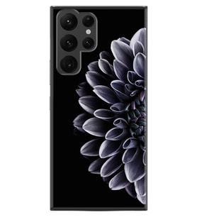 Galaxy S22 Ultra Kılıf Silikon Desen Özel Seri Çiçekler 1639