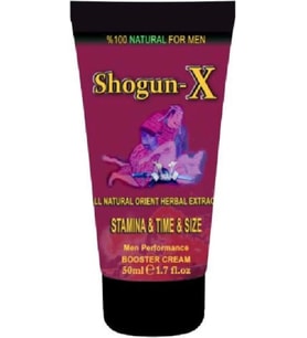 Shogun-X Extra Cream Erkekliği Geci.Ktirici Ser.Tleştirici Büy.Ütücü 50Ml