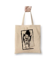 Kira And Ryuk Death Note Beyaz Bez Çanta Uzun Saplı Alışveriş Çantası Plaj Çantası