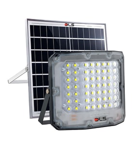 DLS 450W Güneş Enerjili Solar LED Projektör Harici Solar Panelli, 5 Metre Kablolu, 505-450 (Beyaz)
