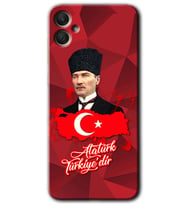 Galaxy A05 Kılıf HD Desen Baskılı Kılıf - Atatürkiye
