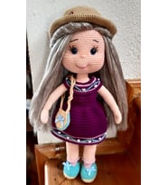Ayşecik Bebek Amigurumi Organik Oyuncak