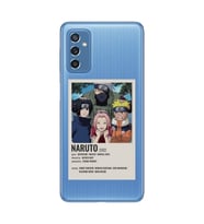 Samsung Galaxy M52 Uyumlu Naruto Anime Desenli Şeffaf Telefon Kılıfı