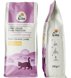 Doğal Besi Kuzu Etli Yavru Kedi Maması 2 KG