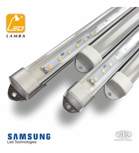 Lambaled Mutfak Tezgahı Led Aydınlatma Günışığı - 50cm Buzlu Kapak