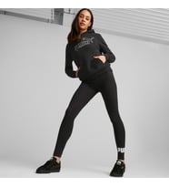 Puma Ess Logo Leggings Kadın Siyah Spor Tayt 586832 01