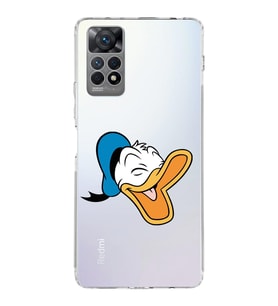 Xiaomi Redmi Note 11 Pro Uyumlu Kapak Donald Duck Tasarımlı  Şeffaf Kılıf