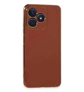 Durukar® Realme C53 Kılıf Volet Silikon - Kırmızı