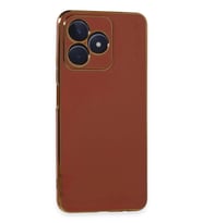 Durukar® Realme C53 Kılıf Volet Silikon - Kırmızı