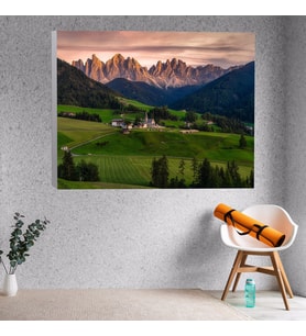 Dolomit Dağları Dekoratif Kanvas Tablo